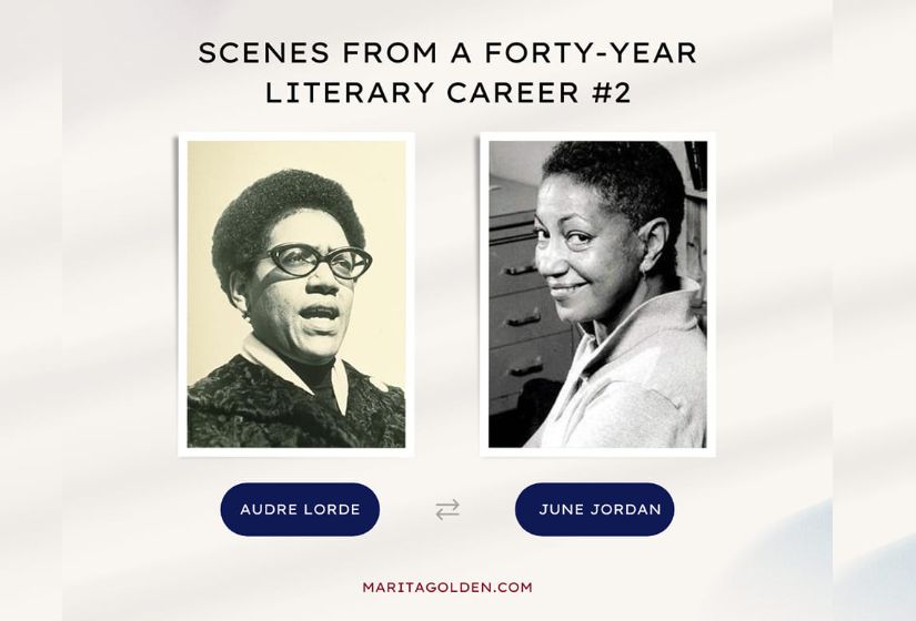 Audre Lorde and June Jordan (pictured) encouraged a young Marita Golden to keep writing.